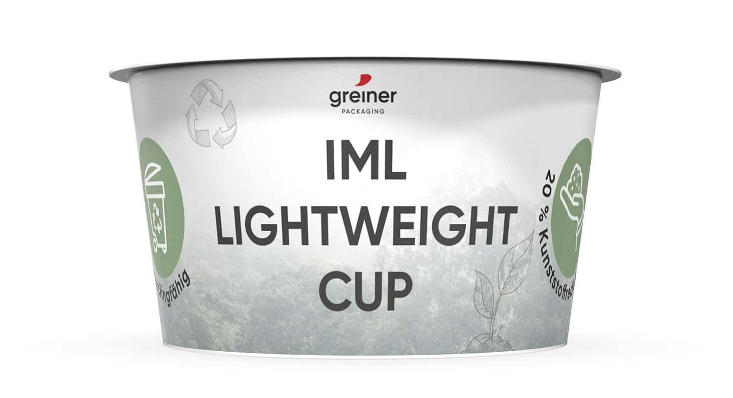 IML lightweight cup by Greiner Packaging