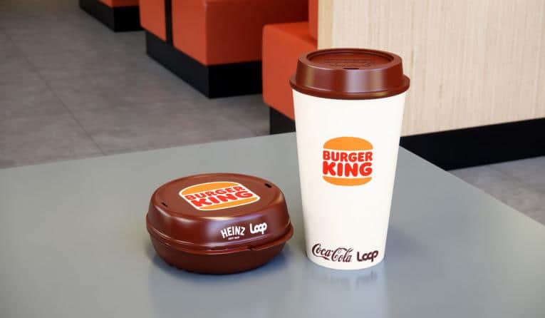 Burger King Green packaging trials