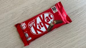 KitKat wrapper with 30% recycled soft plastic