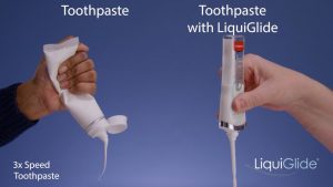 Toothpaste with LiquiGlide