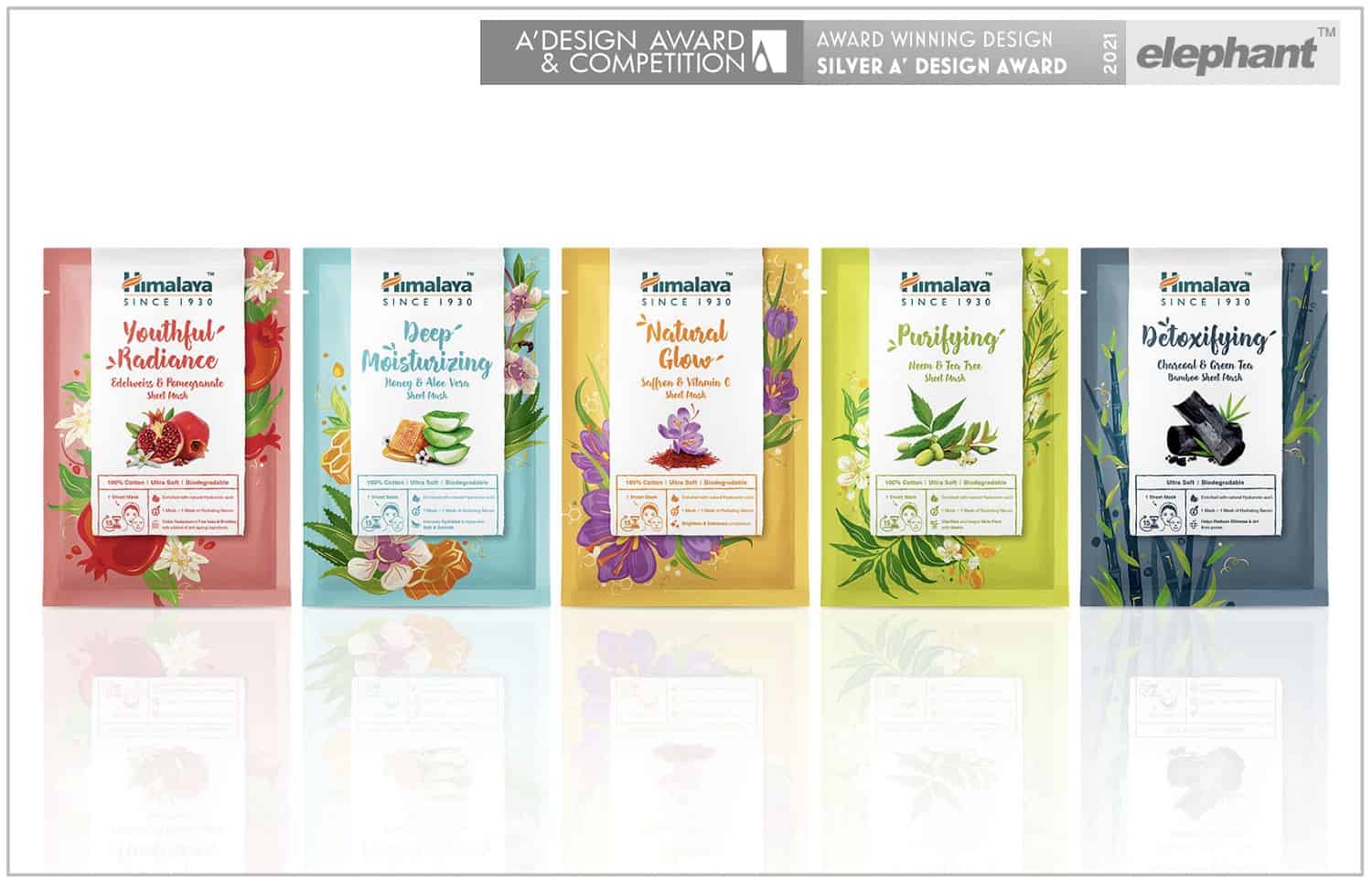 Elephant wins the A’Design Award (Italy)for Himalaya Wellness Packaging Design