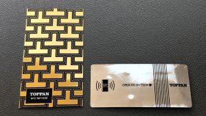Toppan’s new NFC labels with high-quality metallic design are ideal for luxury brand goods.